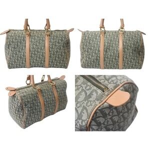 Dior Green Handbag Khaki Speedy Christian Galliano
